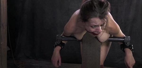  Spider gagged skank being caned